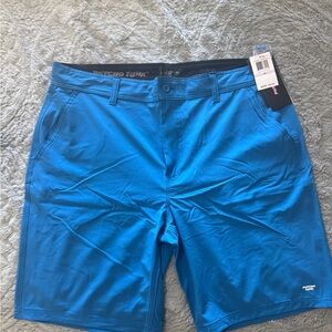Psycho Tuna Men's Blue Hybrid Shorts